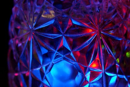 Blue red decoration