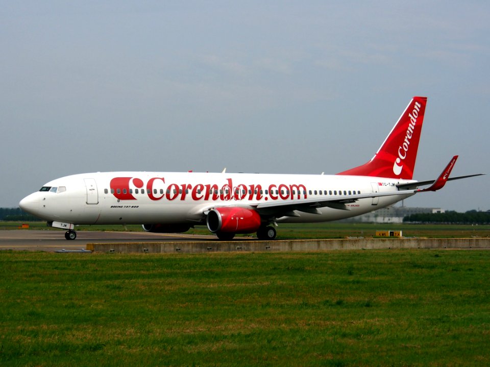TC-TJM Corendon Airlines Boeing 737-8Q8(WL) - cn 28218, taxiing 13july2013 pic1
