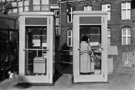 Telefooncellen op Muntplein, Bestanddeelnr 931-0653