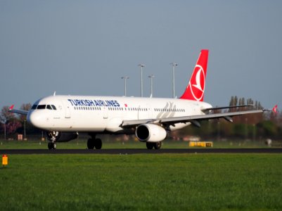TC-JRD Turkish Airlines Airbus A321-231 - cn 3015 takeoff from Polderbaan, Schiphol (AMS - EHAM) at sunset, pic1 photo