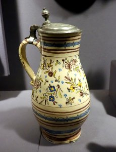 Tankard, perhaps Slovakia, late 1700s, ceramic - Museum of Anthropology, University of British Columbia - DSC08784