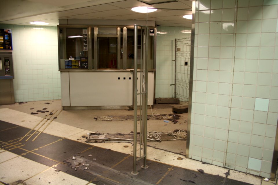 T-Centralen uppgång till Klara efter stängning bild 2
