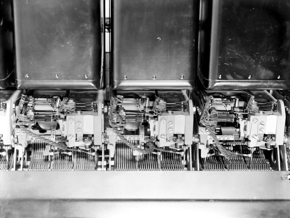 Telefonie. Schakelbord, Bestanddeelnr 189-0010