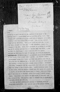 Telegram met envelop waarop staat Dienst V.V.P. Bericht bestemd voor mr. Stanle, Bestanddeelnr 8700