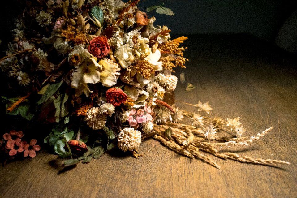 Autumn floral center bouquets