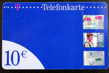 Telefonkarte 10€ Front