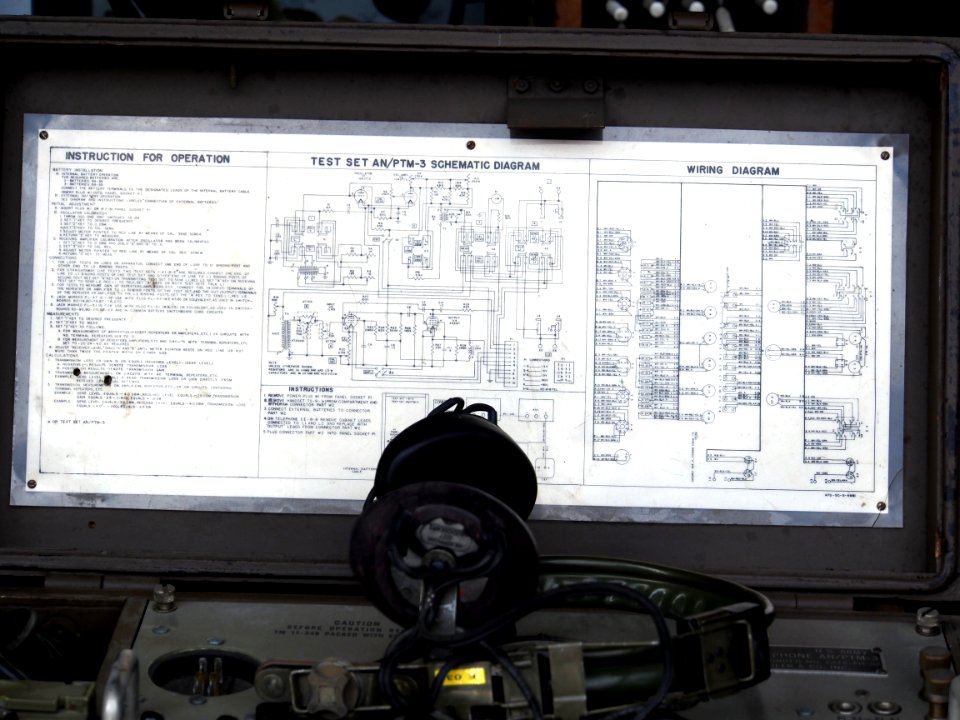 Telephone AN - PTM-3 Schematic Diagram