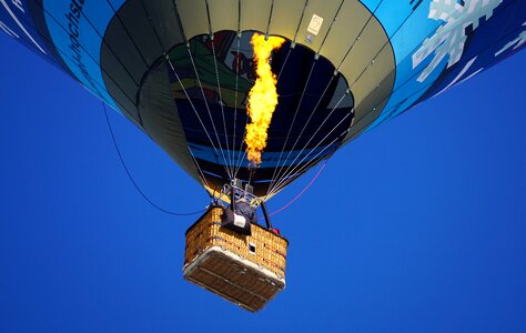 Sleeve hot air balloon ride flying
