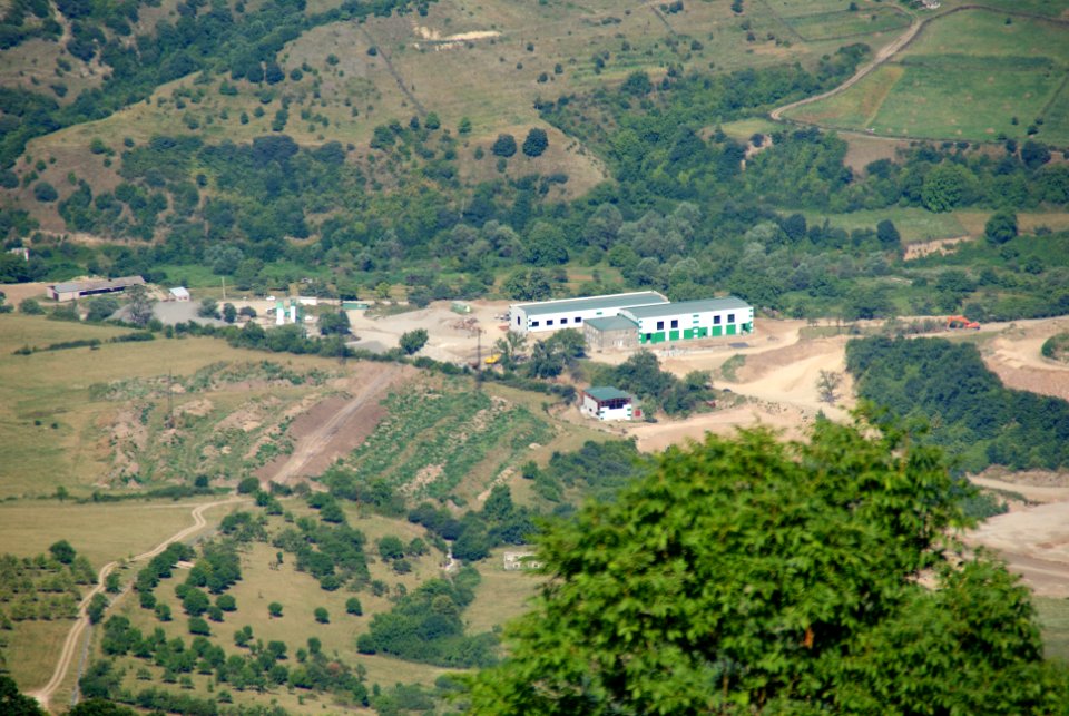 Teghut Mine 2012 - main entrance and administrative buildings