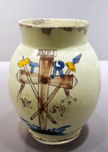 Tankard, Slovakia, 1759, ceramic - Museum of Anthropology, University of British Columbia - DSC08899