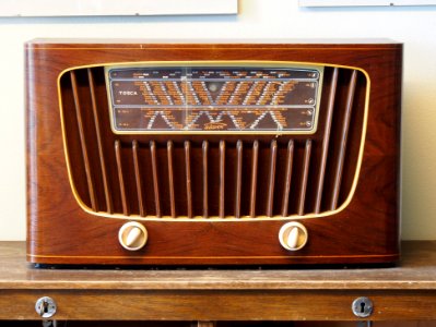 Telavox radia receiver, photographed at the Aalborg Forsvars- og Garnisonsmuseum