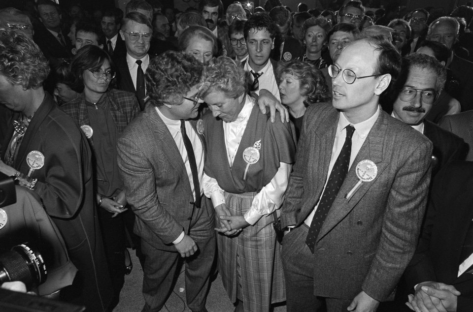 Teleurstelling op Olympische Verkiezingsbijeenkomst in Amsterdam bij wethouders , Bestanddeelnr 933-7907