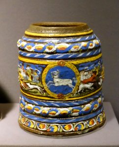Tankard, Germany, Kreussen, early 1600s, stoneware - Museum of Anthropology, University of British Columbia - DSC09081