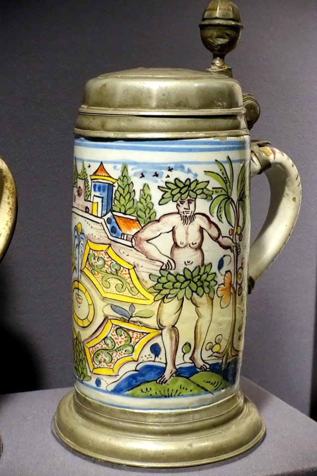 Tankard, Germany, Erfurt, 1725-1750, stoneware - Museum of Anthropology, University of British Columbia - DSC09087