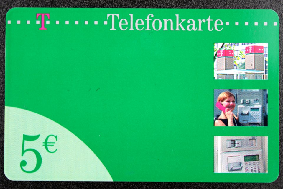 Telefonkarte 5€ Front