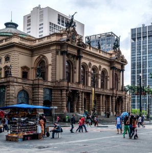 Teatro Municipal Side in São Paulo City 2