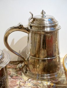 Tankard by Jacob Hurd, Boston, 1740-1750, silver - Peabody Essex Museum - DSC07099