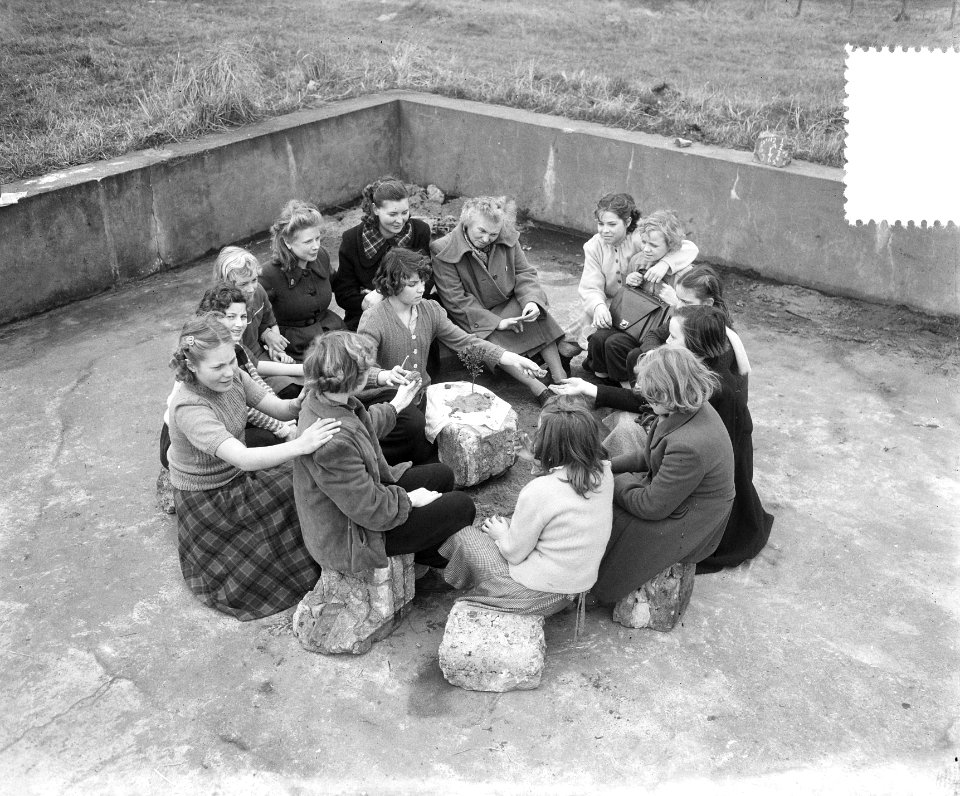 Tehuizen, vakantie, kerstfeesten, Briegleb Gustav, Bestanddeelnr 904-9926