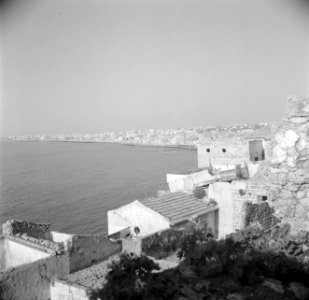 Tel Aviv, aan de overkant van de baai, gezien vanuit Jaffa, Bestanddeelnr 255-0072
