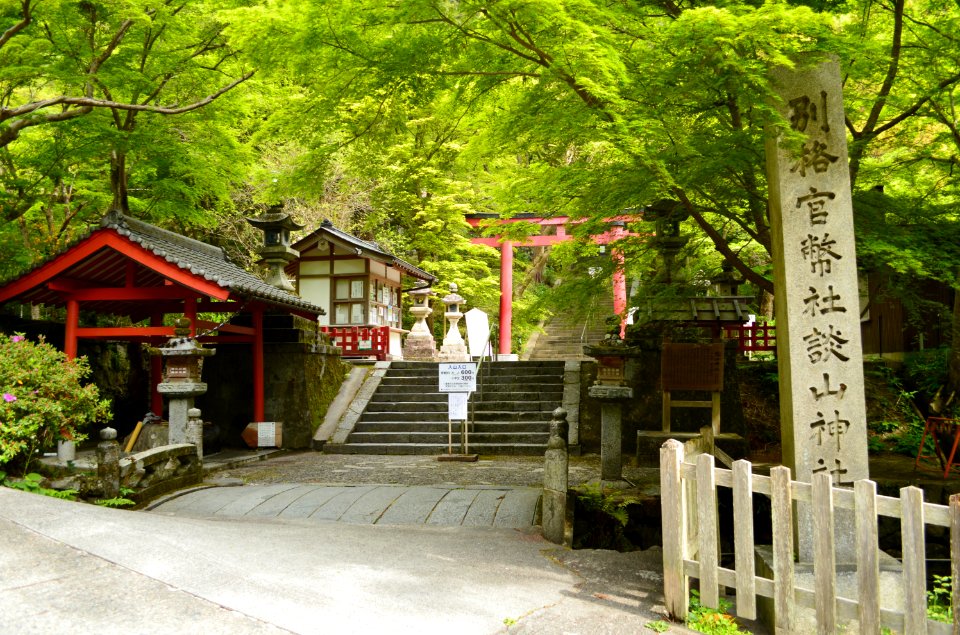 Tanzan-jinja, entrance