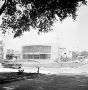 Tel Aviv, Habima Theater hoofdingang, Bestanddeelnr 255-1724