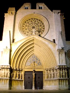 Tarragona - Catedral, portada principal 15