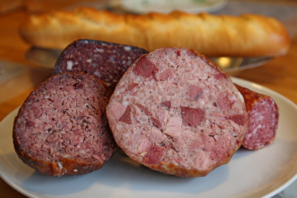 Food home cooked meals wurstplatte