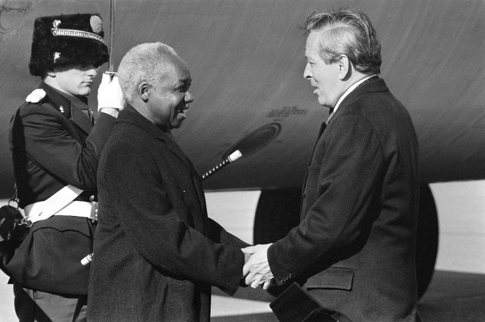 Tanzaniaanse president Nyerere op bezoek in ons land president Nyerere werd op , Bestanddeelnr 933-2623