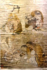 Taoist immortals by Shangguan Zhou, China, Qing dynasty, Qianlong period, c. 1759-1795, India ink and watercolor on paper - Museu do Oriente - Lisbon, Portugal - DSC06984