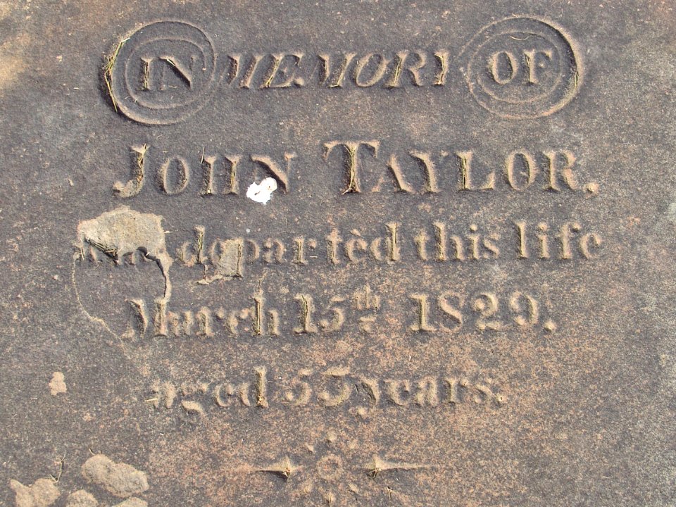 Taylor (John), Robinson Run Cemetery, 2015-09-27, 02