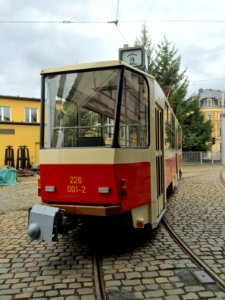 Tatra T6A2 (226 001-2) Straßenbahnmuseum Dresden 3