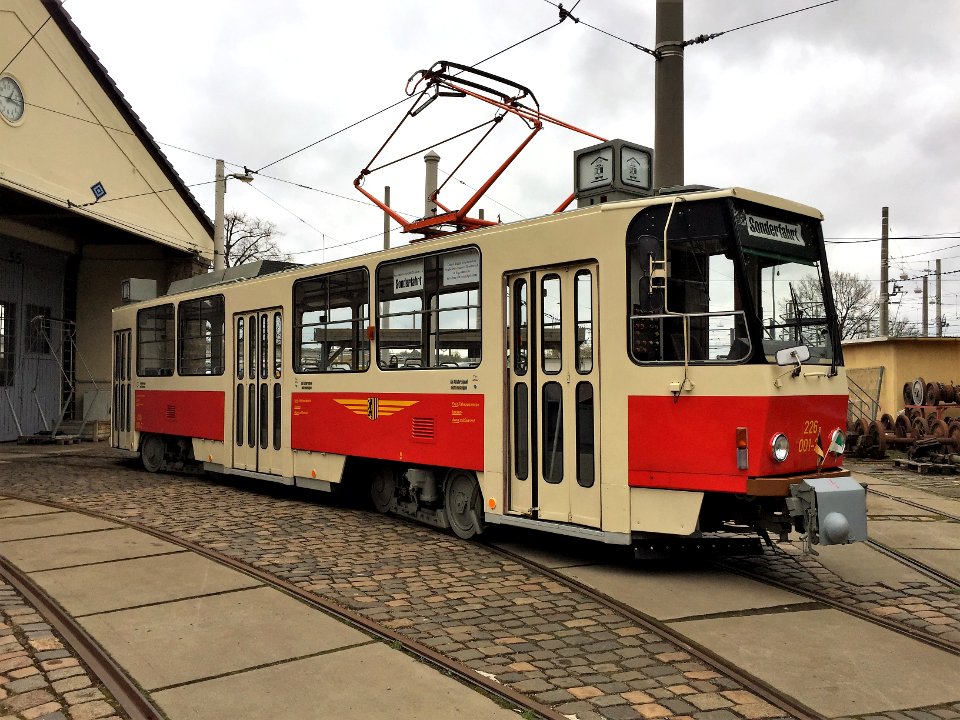 Tatra T6A2 (226 001-2) Straßenbahnmuseum Dresden