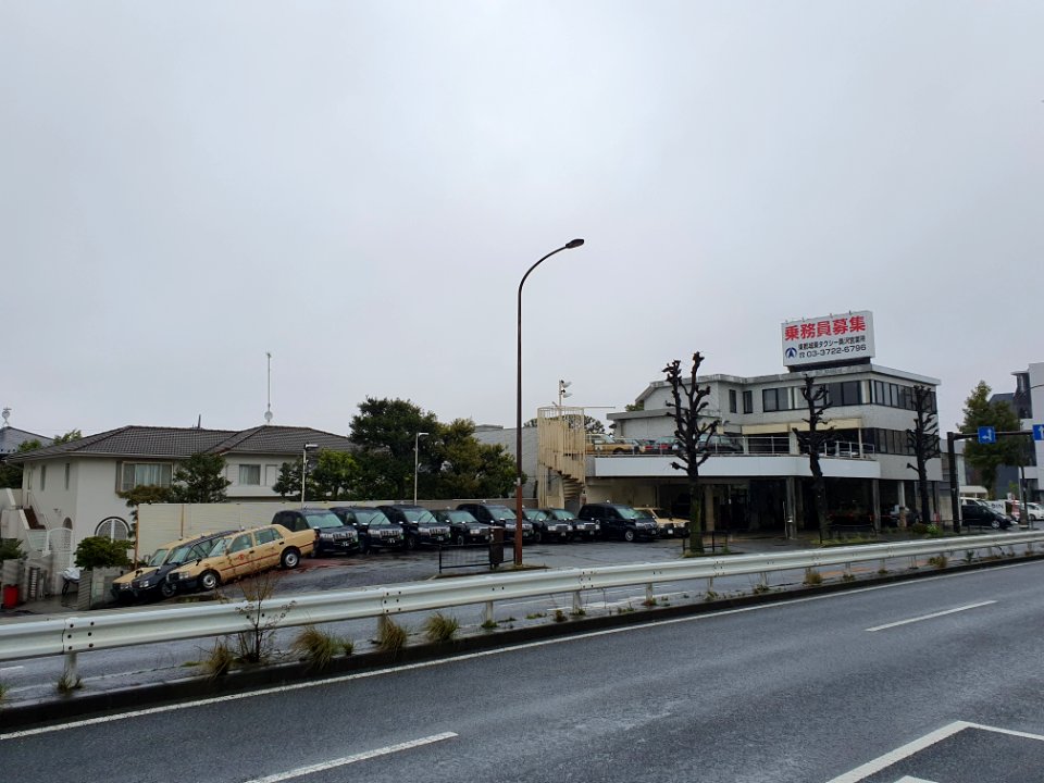 Taxi company during Covid pandemic in Tokyo