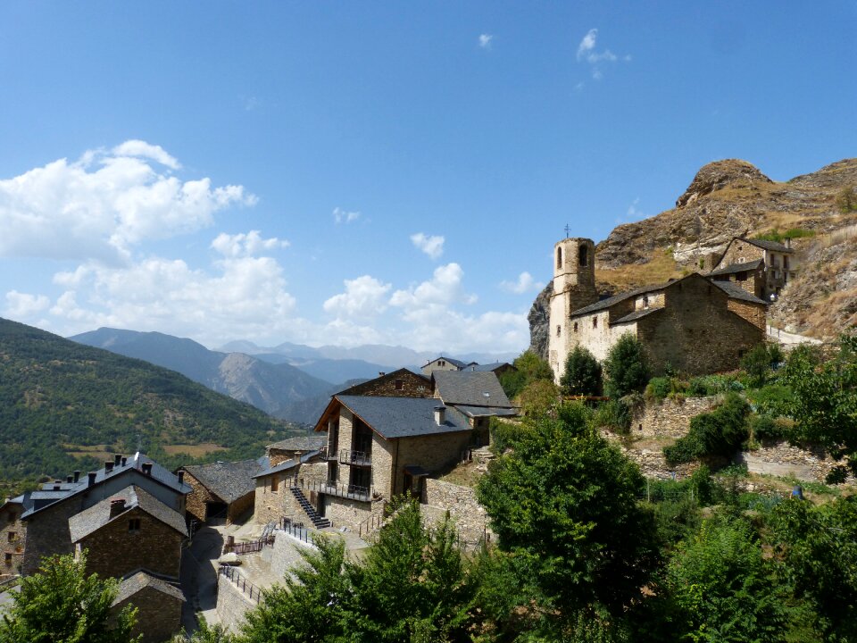 Pallars sobirà bell tower landscape