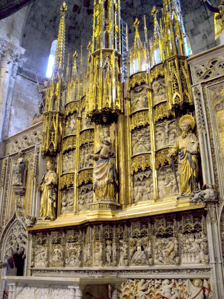 Tarragona - Catedral, retablo mayor 01