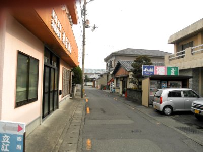 Tatsuetown 万代 Komatsushimacity Former Tokushimapref Tokushimaprefectural road 136 Miyagura Tokushima Line