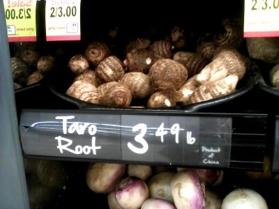 Taro root