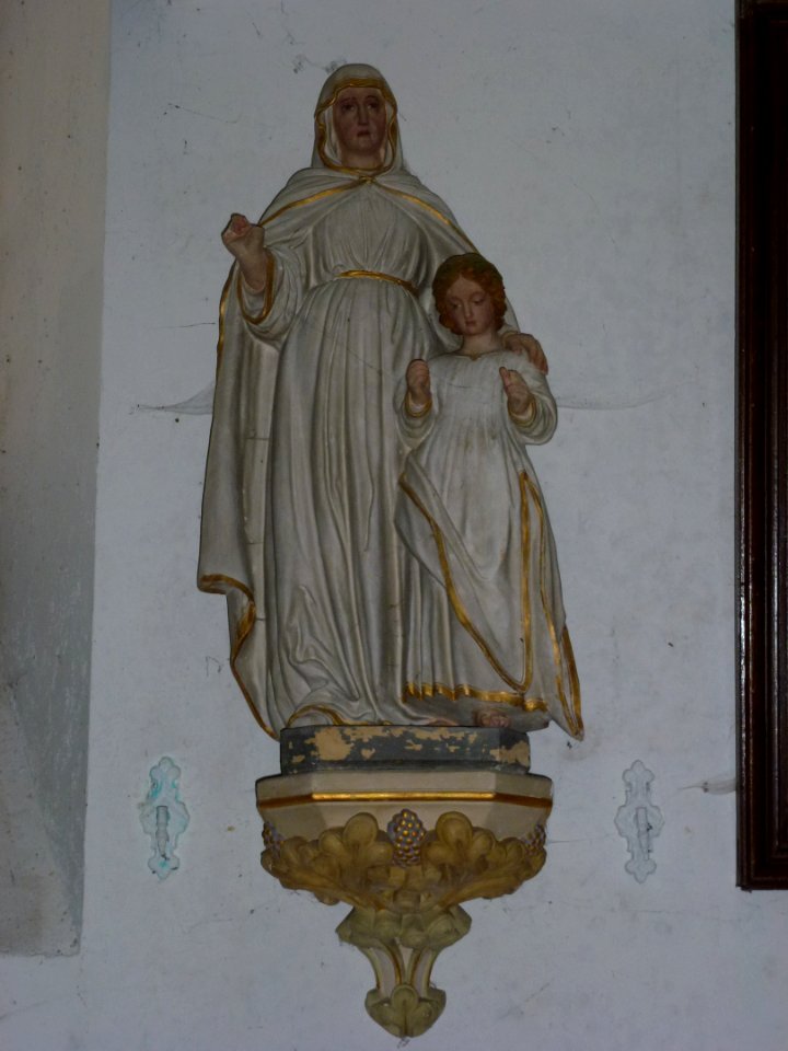 Tarzy (Ardennes) église, statue 06