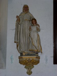 Tarzy (Ardennes) église, statue 06