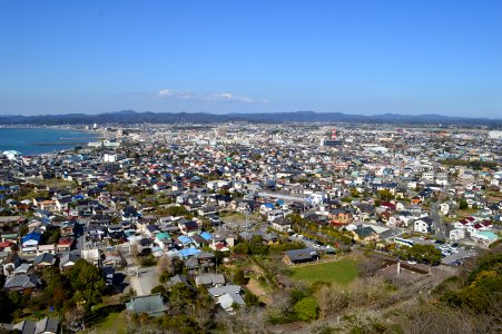 Tateyama City viewed from Tateyama Castle