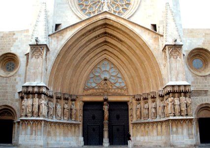 Tarragona - Catedral, portada principal 03