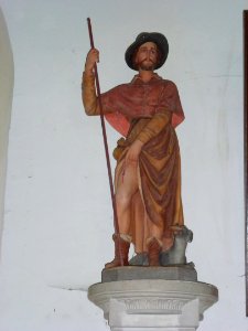 Tarzy (Ardennes) église, statue 04