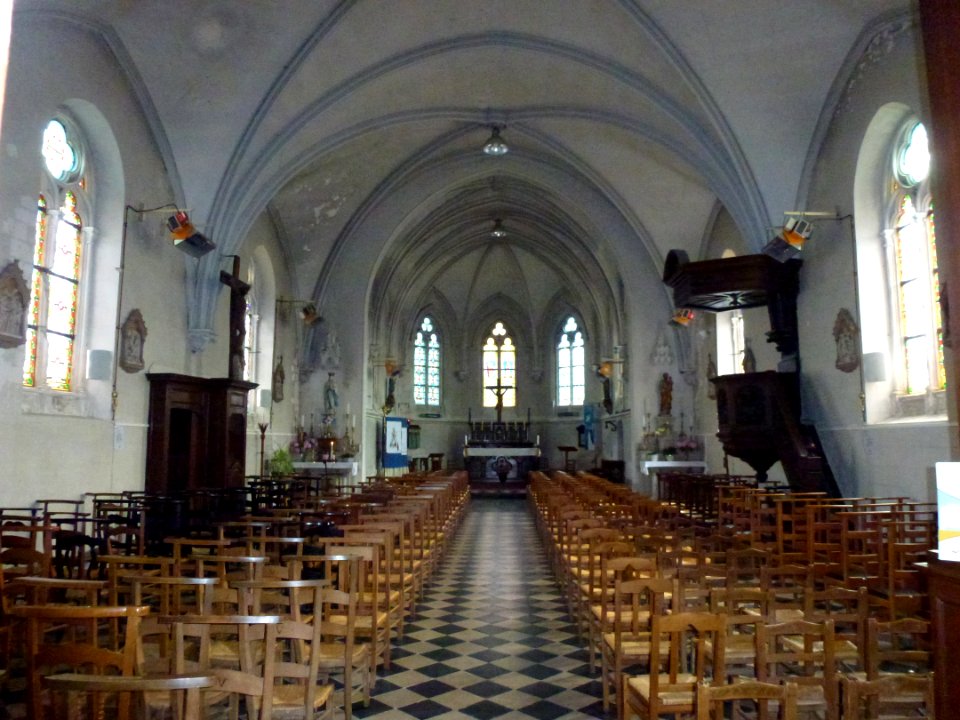 Tatinghem (Pas-de-Calais, Fr) Église Saint-Jacques, nef