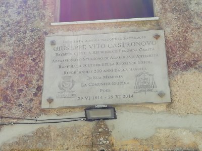 Targa a Giuseppe Vito Castronovo