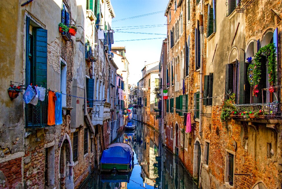 Canal architecture venetian