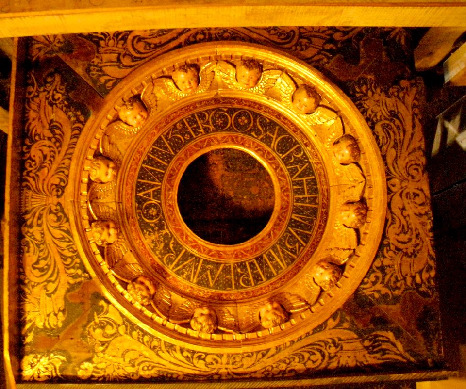 Tauste - Iglesia de Santa María, detalle del retablo mayor 5