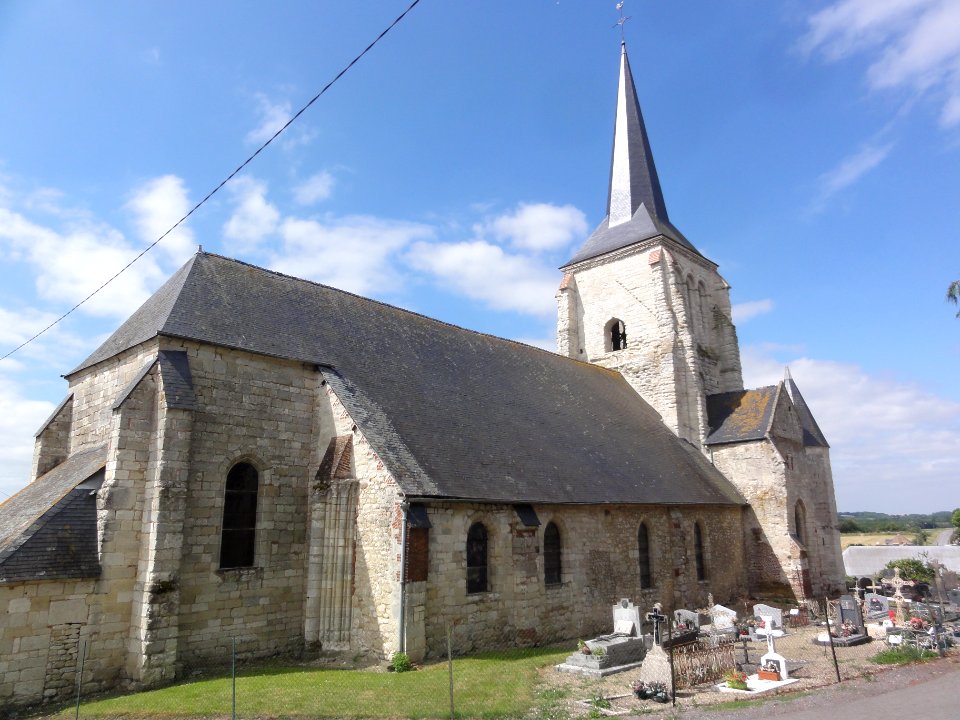 Tavaux-et-Pontséricourt (Aisne) église Notre-Dame de Tavaux (02)