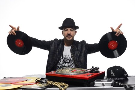 Hip hop culture young man