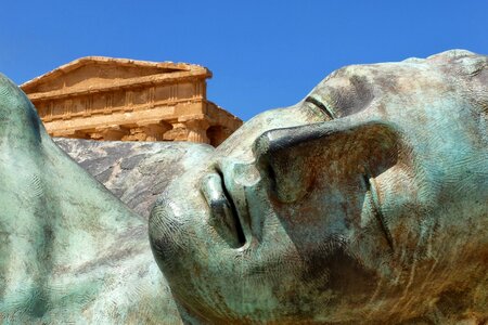 Valley temples statue bronze