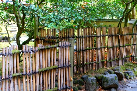Tea garden fence - Portland Japanese Garden - Portland, Oregon - DSC08298